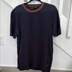 BOSS Hugo Boss Men's Navy Tiburt 96 Solid Tipped Crew-Neck T-Shirt